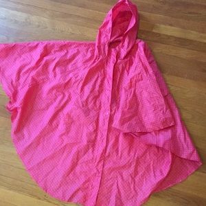 Pink polka dot rain ☔️ poncho ❣️